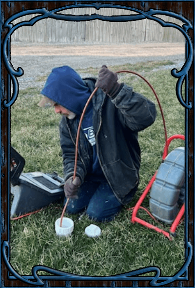 Jermy Jay scoping plumbing lines